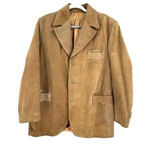 Vintage Robert Lewis Idea Leather Jacket Men's‎ Large 42 Landman Western Cowboy